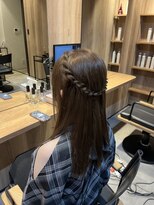 ソルビア ヘアセット(solvia)&nbsp;かんむりハーフアップ