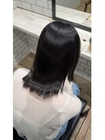 アンドリルム 梅田(&Lillme) 髪質改善ストレート×ショコラブラウン