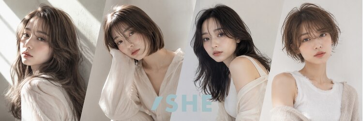 シー 岡崎(,SHE)のサロンヘッダー