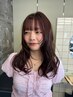 【Nanaka限定】暖色ブリーチなしWカラー＋似合わせレイヤーカット＋超音波Tr