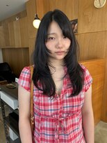 パークホワイト 代官山(PARK White) バタフライカットロングウルフカットハニーブラウンヘーゼル