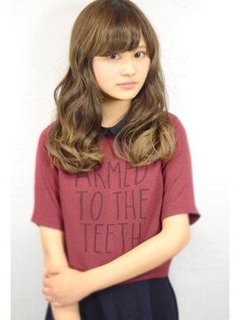 ブレス(Bless) 重めバング×アッシュグラデーション