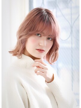 ヘアアンドケア エジェリラボ(hair&care egerie lab) 小顔☆ピンキーミディ◎20代30代40代50代