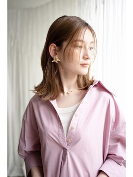 マグノリア オモテサンドウ(MAGNOLiA Omotesando) ぱらっと前髪の柔らかストレートパーマ・・・担当KAYO