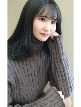 ガレリアエレガンテ 尾張旭店(GALLARIA Elegante) 柔らかツヤストレート×グレージュ