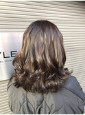 柔らかアッシュブラウン