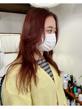 ニッカ(nicca) 20代30代40代☆大人可愛い小顔ニュアンスウェーブ赤みブラウン