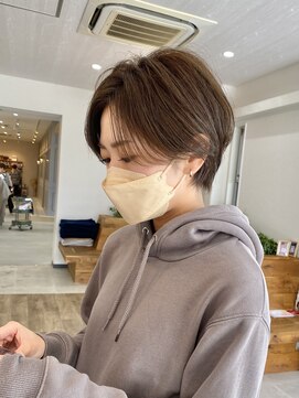 メラク バイ コア(Merak by CoRe.gn) ウェット感かわいいハンサムショート/ショートヘア@30代40代50代