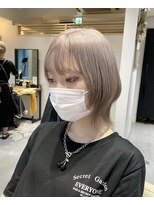 ソワンドゥブレス 瓜破店(soin de brace)&nbsp;【辻快樹】ケアブリーチ/ミルクティーベージュ