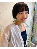 外ハネボブ/ペールベージュ[代官山/代官山駅/髪質改善/ショート]
