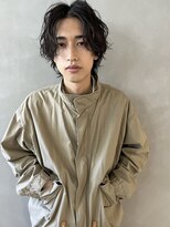 【PARK】メンズアンニュイウルフ×センターパート