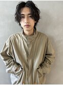 【PARK】メンズアンニュイウルフ×センターパート