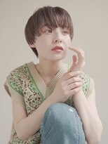 ムク 甲府(muku.)&nbsp;前髪/小顔に見せるヘア/オリーブグレー/ココアベージュ[甲府駅]