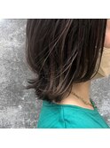 ナチュラルハイライトでつくる白髪ぼかし 似合わせカット 槙本