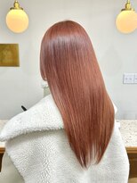 シエン 恵比寿(CIEN)&nbsp;ハッシュカットイメチェン似合わせブラウンオレンジカラー前髪