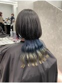 クラゲカット　クラゲヘア　グラデーションカラー　個性派