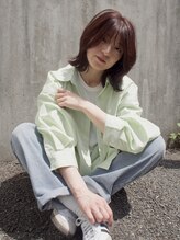 リノ(Lino.) 外ハネボブ＊レッドカラー