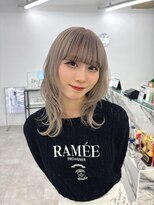 ブラウン(Brown)&nbsp;#haru ハイトーン×ホワイトベージュ