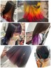 【ブリーチONインナーカラー】カット＋ブリーチ＋インナーカラー￥11.000