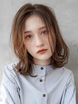 ギークス(GEEKS)&nbsp;【GEEKS渋谷】オレンジベージュ/春カラー/20代30代/レイヤーボブ