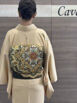 サヴァ(Cava)&nbsp;和装ゆるふわアレンジ