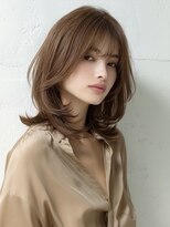 アルトリスト(Altruist Aging×HAIR&SPA)&nbsp;★ダークアッシュ大人ガーリーボブ着物ミディアムレイヤーカット