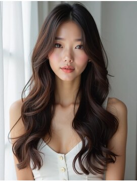 モードケイズ 調布店(MODE K's) 韓国レイヤースタイル_チェリーブラウン似合わせカット調布府中