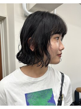 ガーランドギンザ(Garland Ginza) ボブパーマ　顔まわりレイヤー