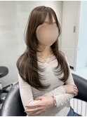 ウェーブミディアムメルティカラー×ブリーチなし韓国【熊本】