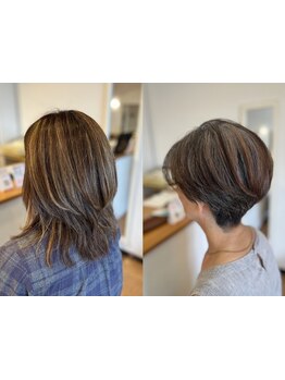 お洒落を楽しみながら白髪をカバーしたい大人女性に人気☆女性目線で一緒に髪のお悩みを解決しましょう◎