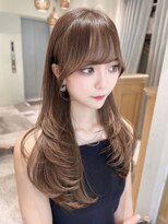 ロンド ロビン 栄(Lond robin)&nbsp;【Lond robin】木屋元一　前髪/顔まわり/韓国/レイヤー/透明感