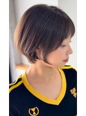 垢抜けショートボブ/弘前市