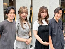 ご希望のメニューに合わせてスタイリストをお気軽にご指名下さい。各メニューに特化したスタッフをご紹介☆