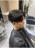 毛流れセンターパート
