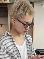 ガレージ バイ グリーン 原宿 表参道(Garage by green)&nbsp;【SHUN】ハイトーン×スパイキーショート