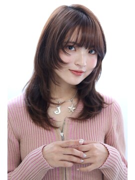 ヘアリゾート バレンタイン(hair+resort valentine) 【20代30代40代】ミディアムレイヤー/小顔ヘア