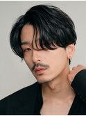 原宿メンズセンターパートニュアンスパーマカルマパーマfifth