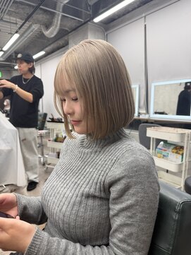 リミットバイアフィナー 大宮店(limit by Afinar) ホワイトベージュ　大宮ブリーチカラー