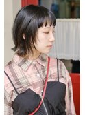 サロンワーク×外ハネボブ