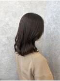 大人のための艶グレージュブラウン×シナジートリートメント