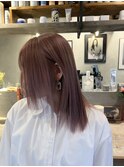 ハイライト/ダークアッシュ似合わせカットミディアムレイヤーe34