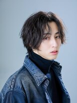アルファ 新宿(alpha)&nbsp;【alpha新宿】ミディアムセンターパート×シャドウパーマ