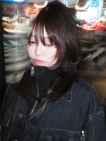 ラボヌールヘアーレーヴ 池袋店(La Bonheur hair reve)&nbsp;ミディアムレイヤーカットハッシュカットウルフカット