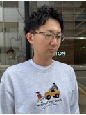 【newton×TAKUMA】ルーズショートパーマ