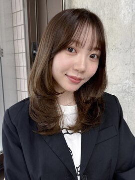 ガーデン 渋谷(GARDEN) 美髪ワンカールレイヤーミディアムシースルーバングヘア