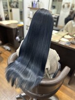 ルアナ 名古屋店(Luana) 地毛風髪質改善ストレート+ブルーグレイ※植田※Luana.※名古屋