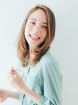 コボ(covo) ハーフミディアム×透明感カラー×ナチュラル