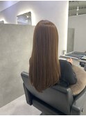 ロングローレイヤーカット