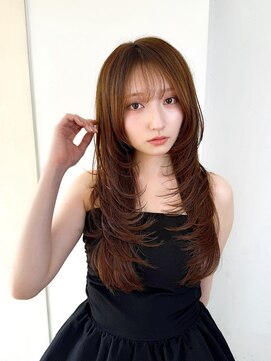 オーロ 武庫之荘店(ORO) レイヤーカット/顔まわり/ハッシュカット