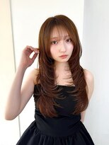 オーロ 武庫之荘店(ORO) レイヤーカット/顔まわり/ハッシュカット